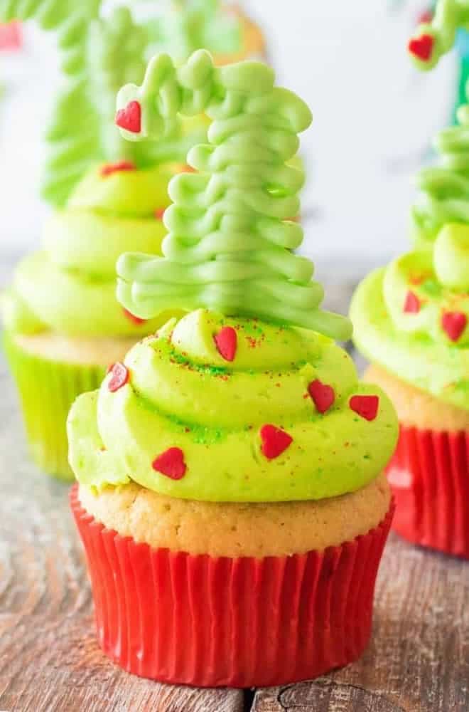 Grinch Cupcakes