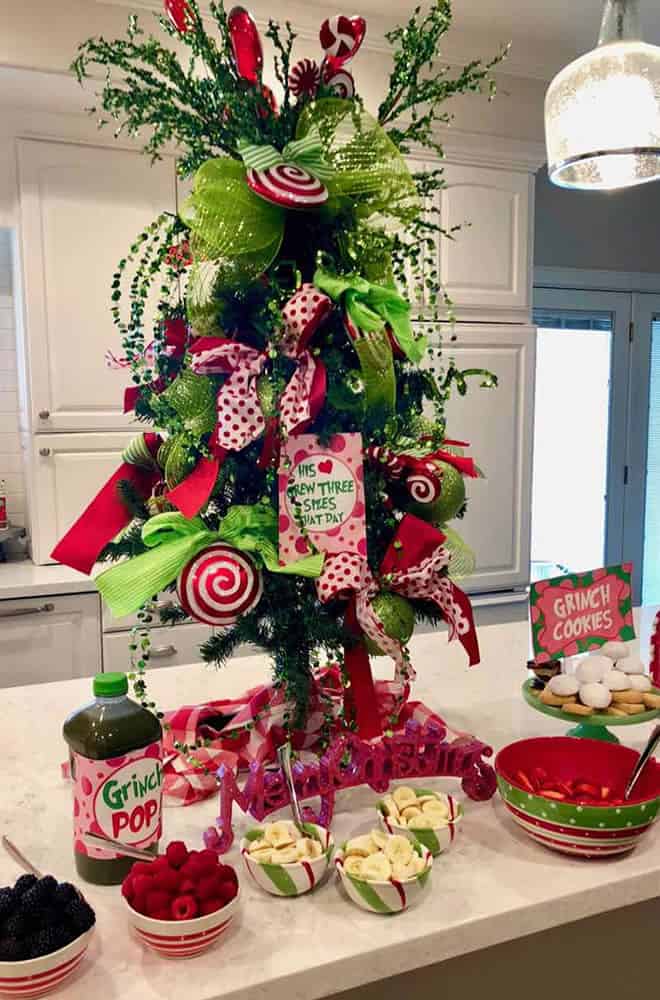 Grinch Themed Christmas Breakfast