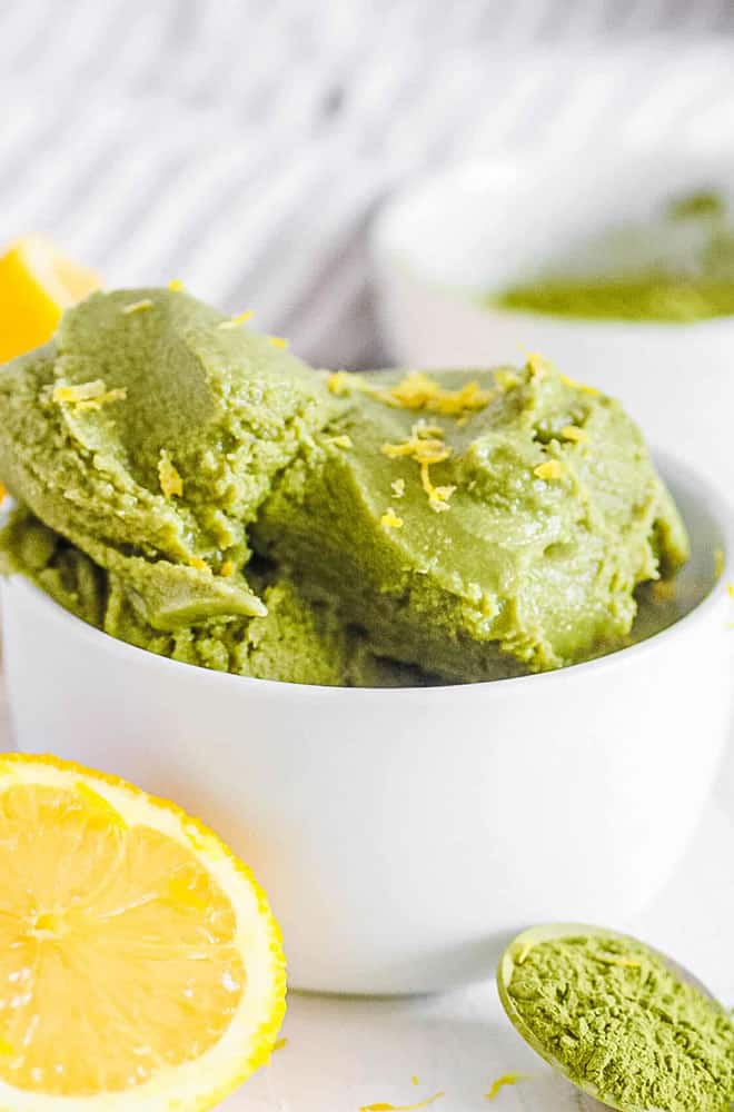 Vegan Matcha Ice Cream