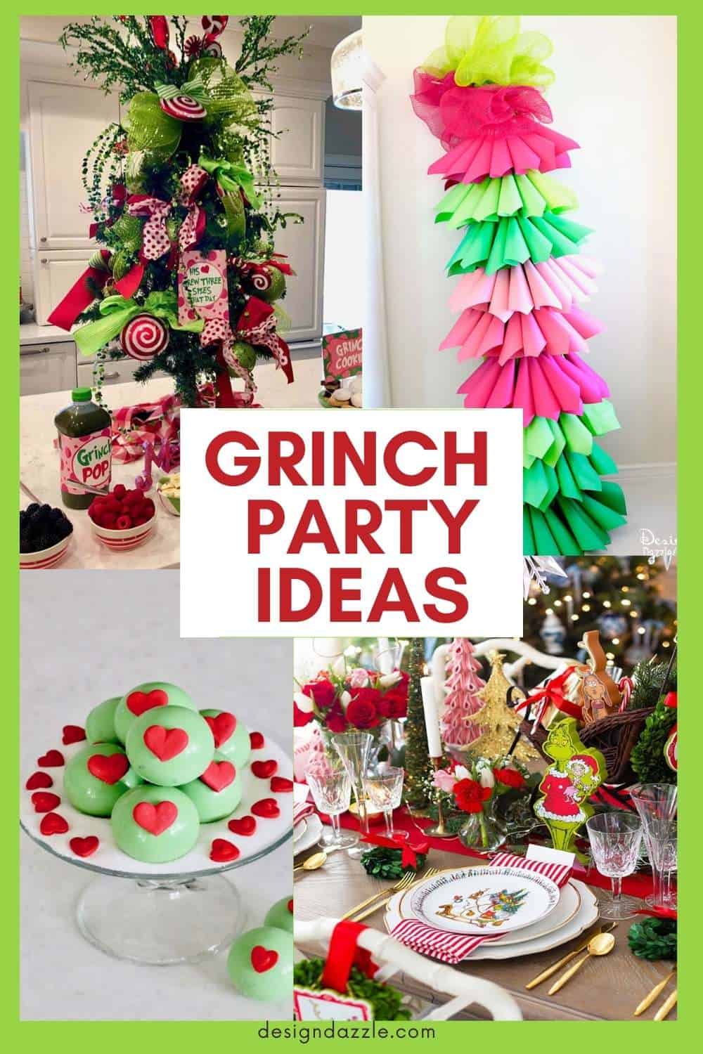 Grinch Christmas Party Ideas and Printables