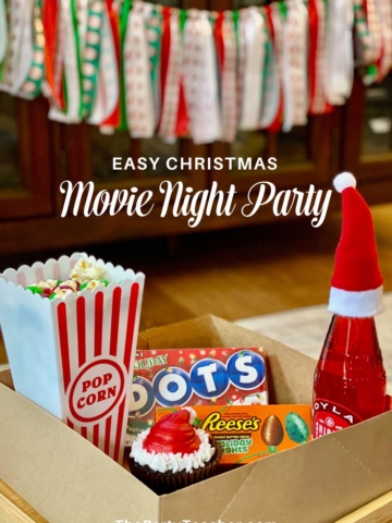 Easy Christmas Movie Night Party by The Party Teacher