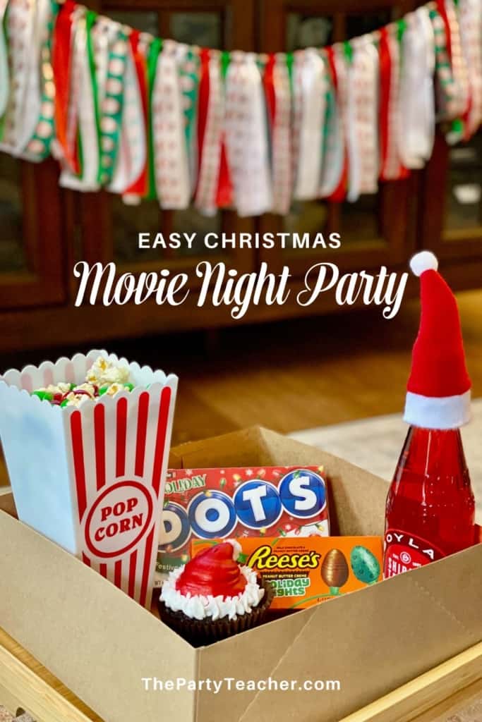 Easy Christmas Movie Night Party by The Party Teacher
