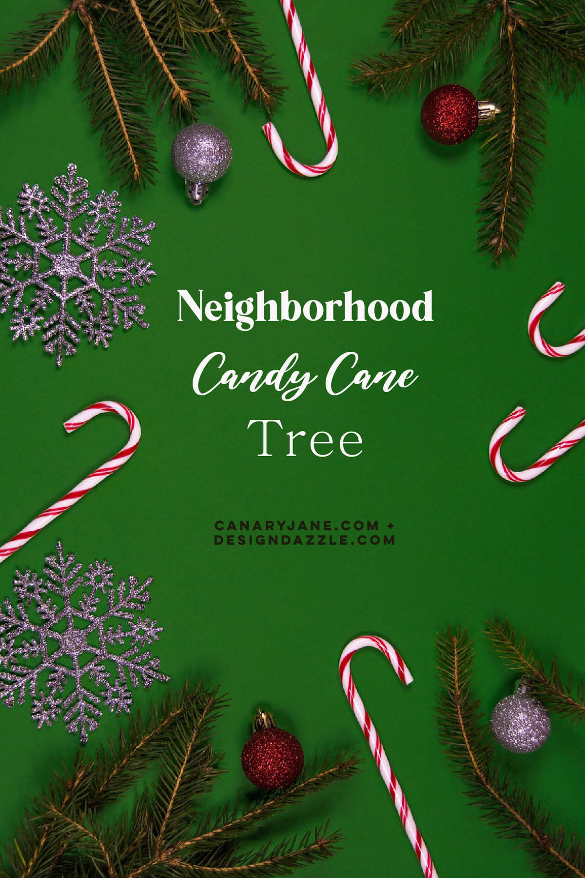Magical Neighborhood Candy Cane Tree Idea Design Dazzle