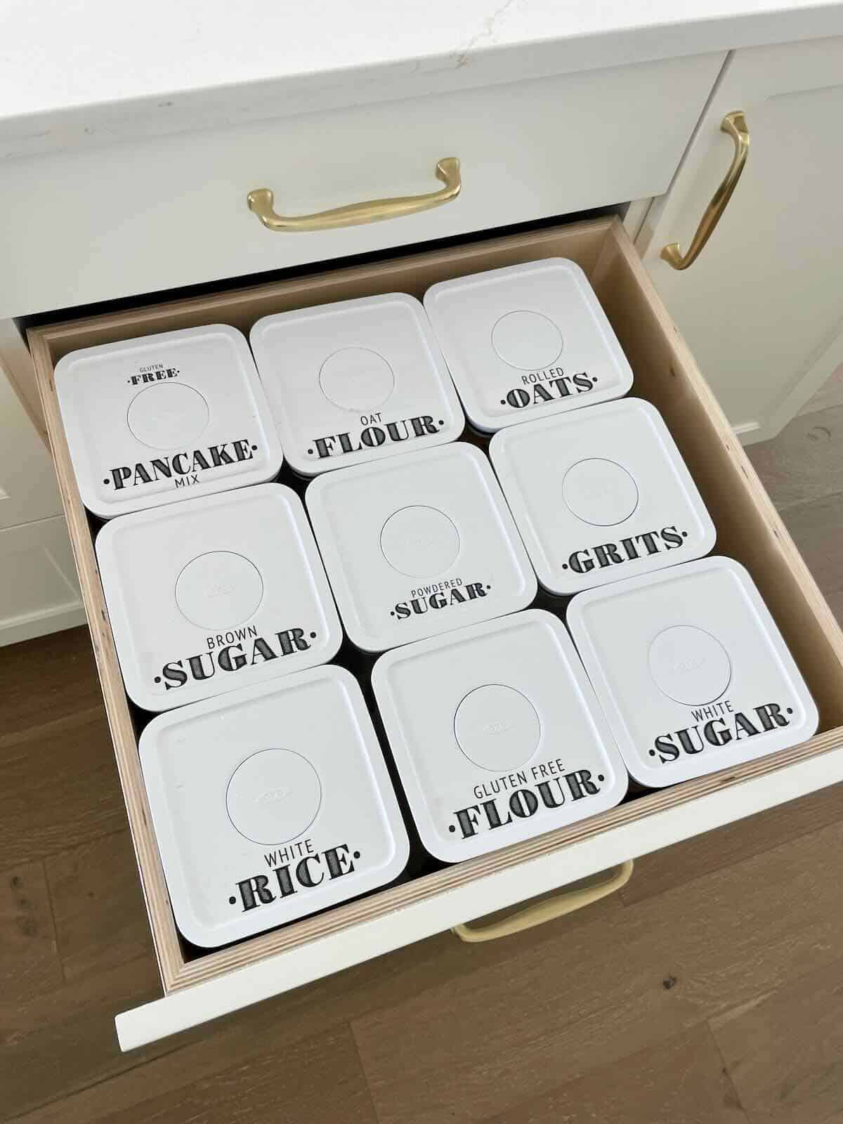 Baking Zone Organization