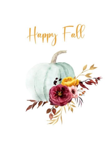 Happy Fall Printable