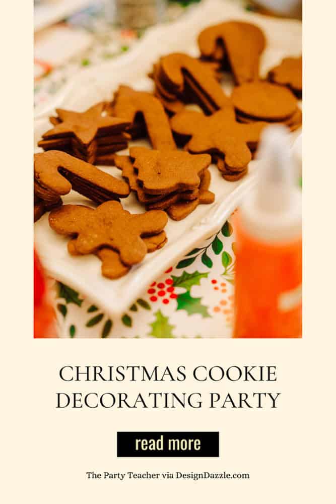 Christmas Cookie Decorating Party for Kids