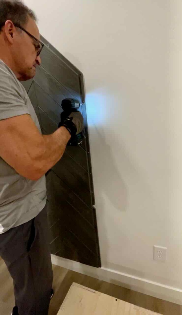 DIY "wood" Panel Walls